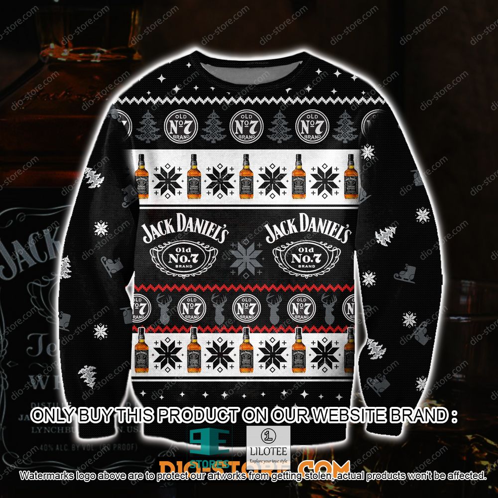 Jack Daniel's Whiskey Ugly Christmas Sweater - LIMITED EDITION 10