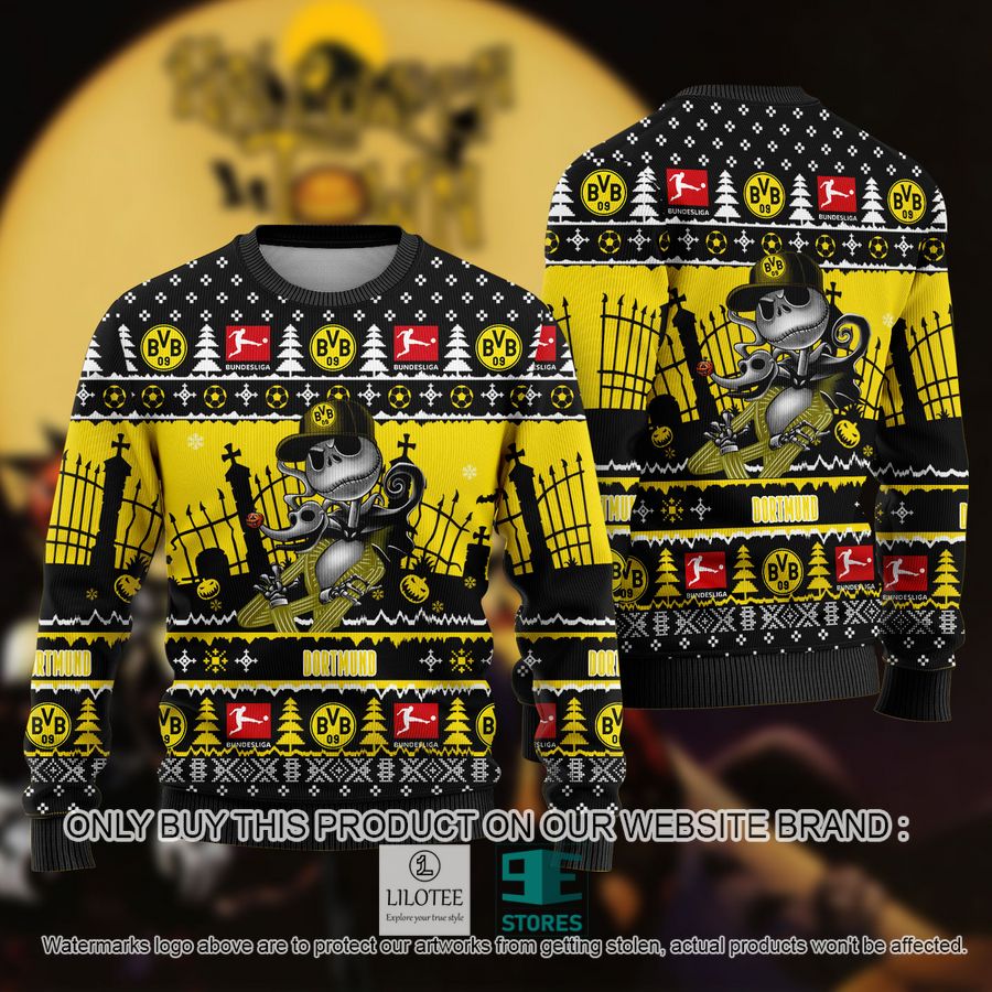 Jack Skellington Dortmund Ugly Christmas Sweater - LIMITED EDITION 9