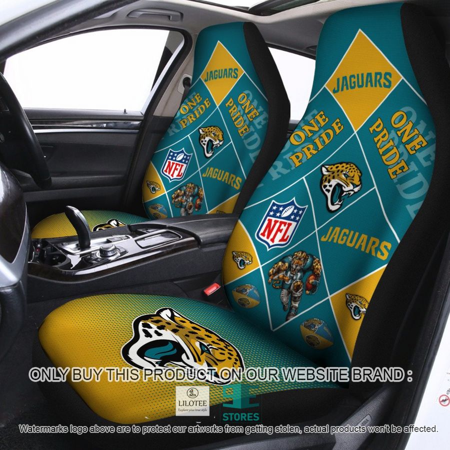 Jacksonville Jaguars One Pride Car Seat Covers 9