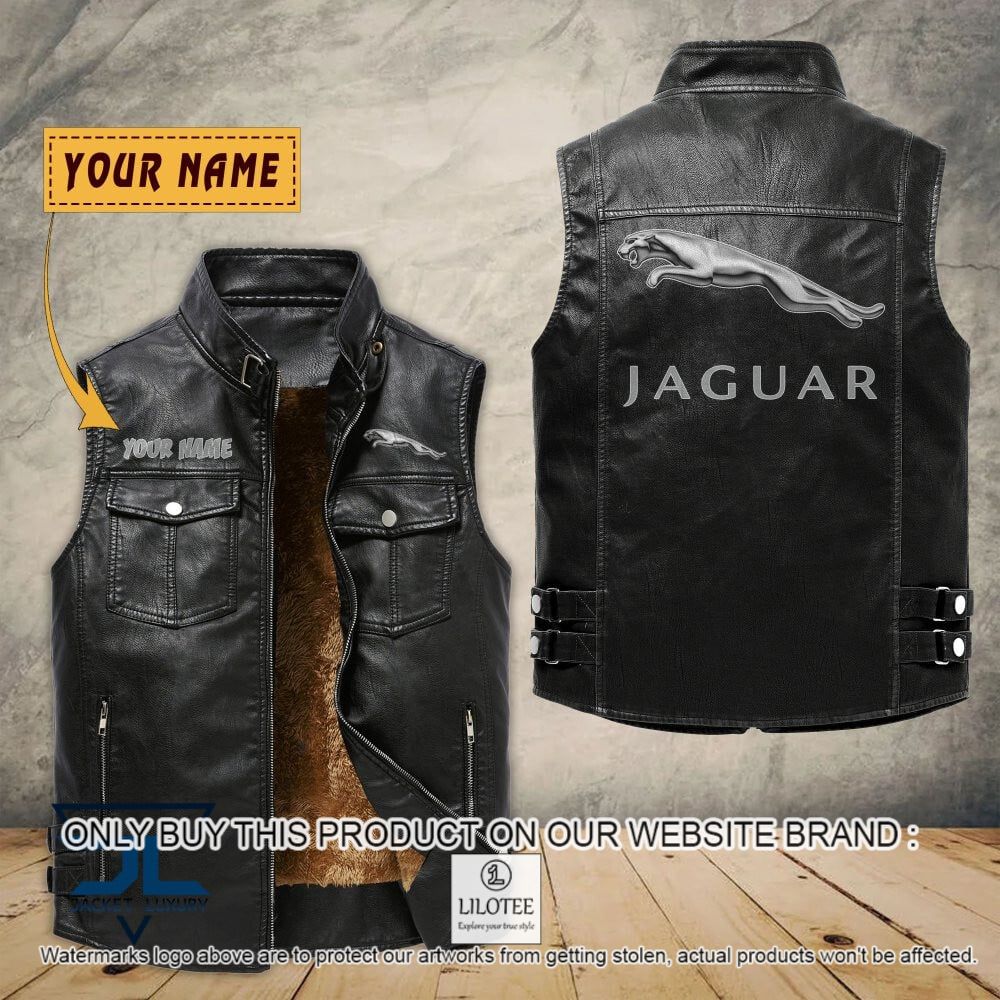 Jaguar Custom Name Sleeveless Velet Vest Jacket - LIMITED EDITION 7