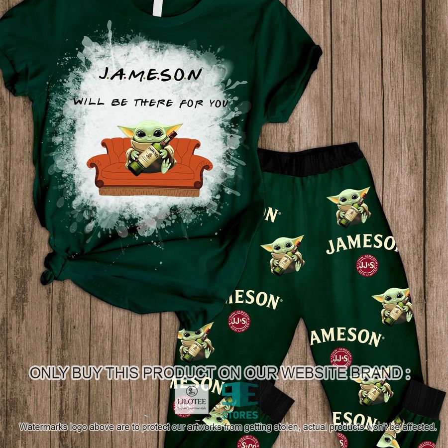 Jameson Baby Yoda Will Be There For You Pajamas Set 7
