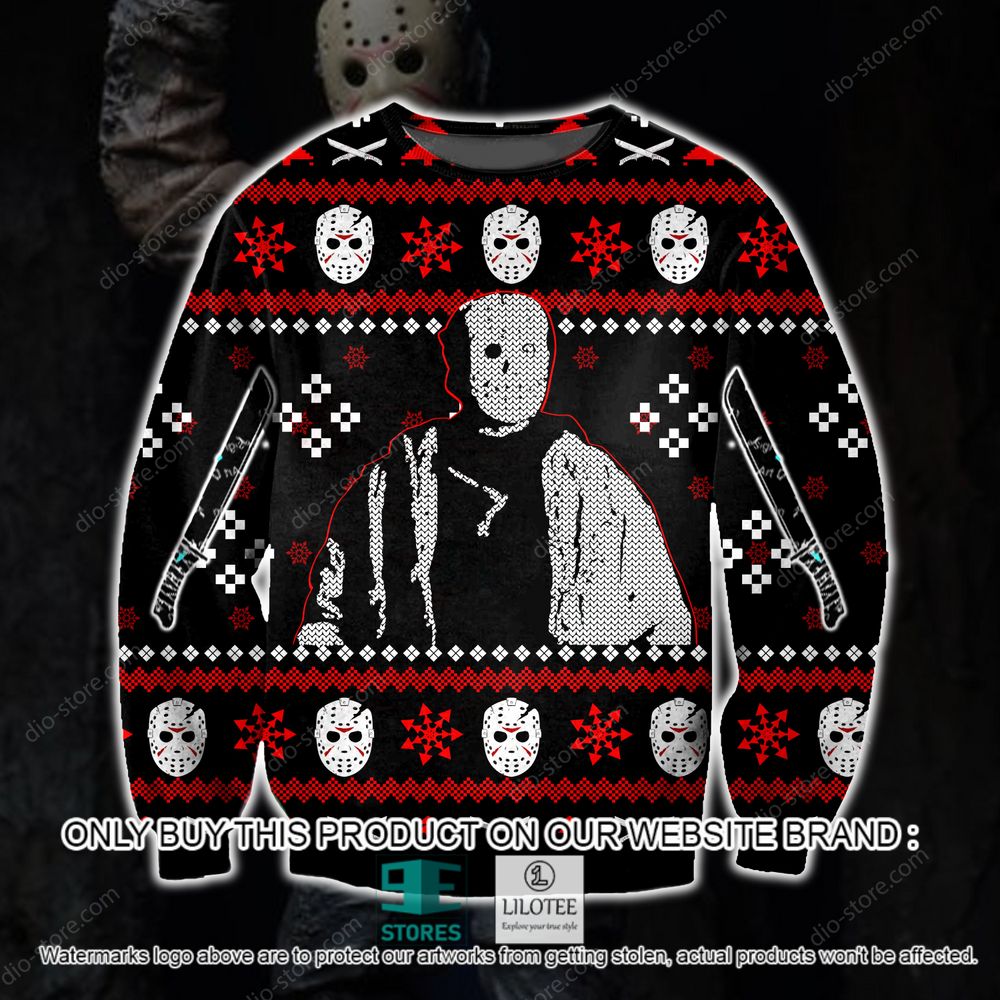 Jason Voorhees Christmas Ugly Sweater - LIMITED EDITION 21