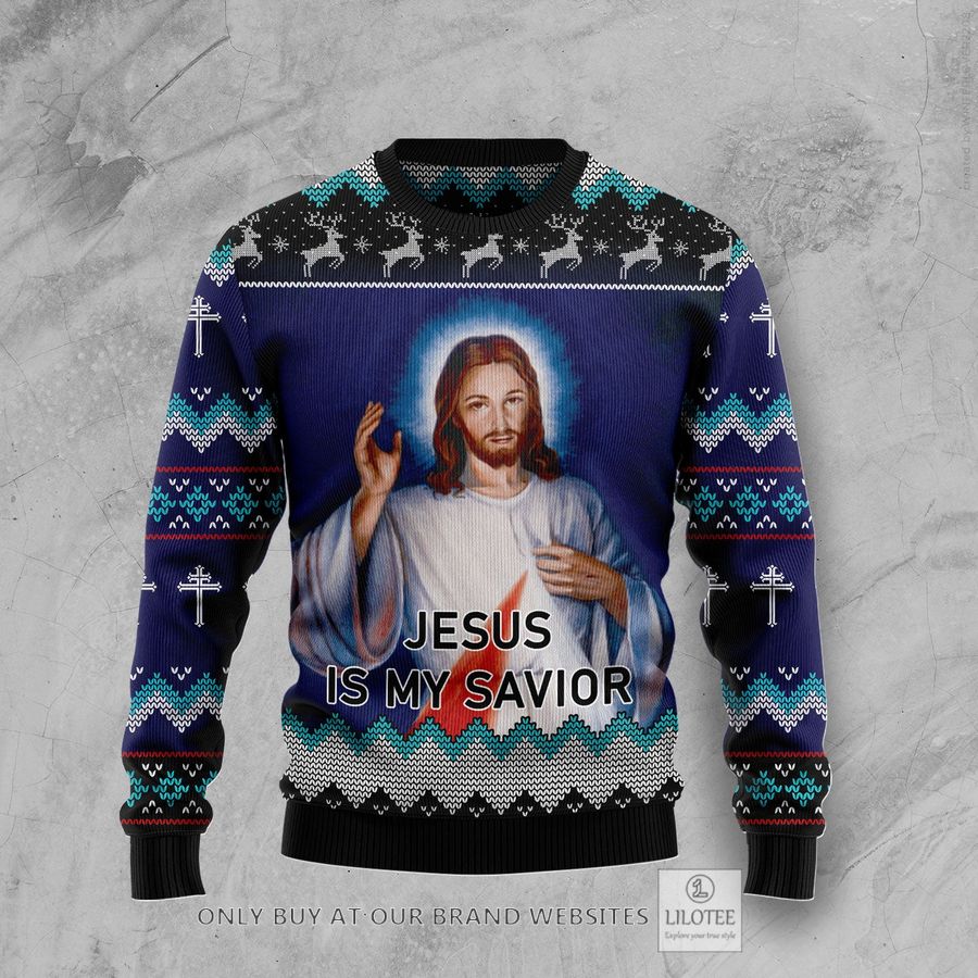 Jesus Is My Savior Ugly Christmas Sweater - LIMITED EDITION 30