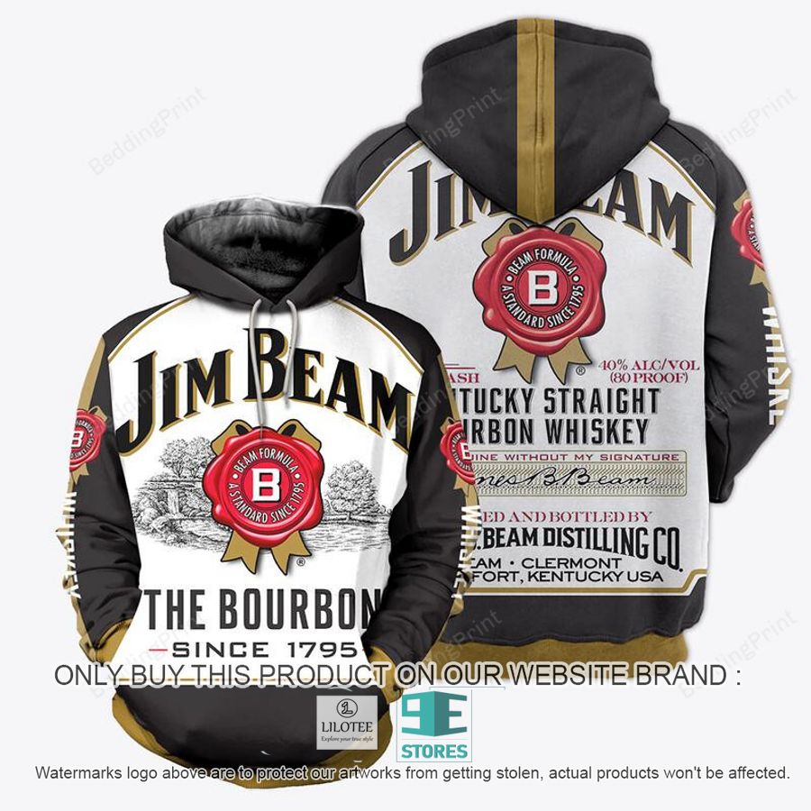 Jim Beam Formula A Standard Since 1795 3D All Over Printed Hoodie 3