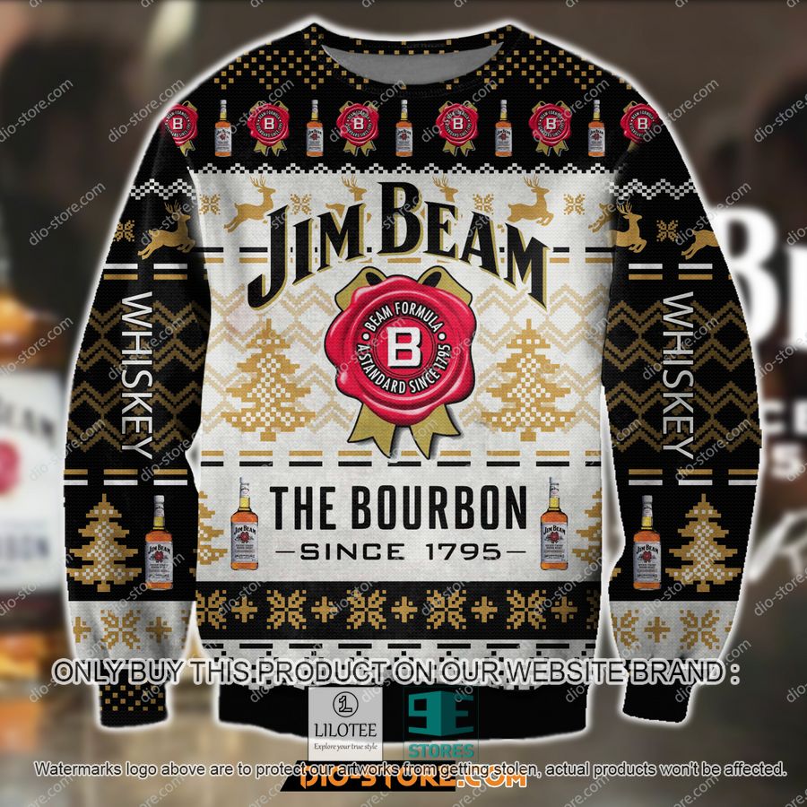 Jim Beam The Bourbon Since 1795 Knitted Wool Sweater - LIMITED EDITION 8