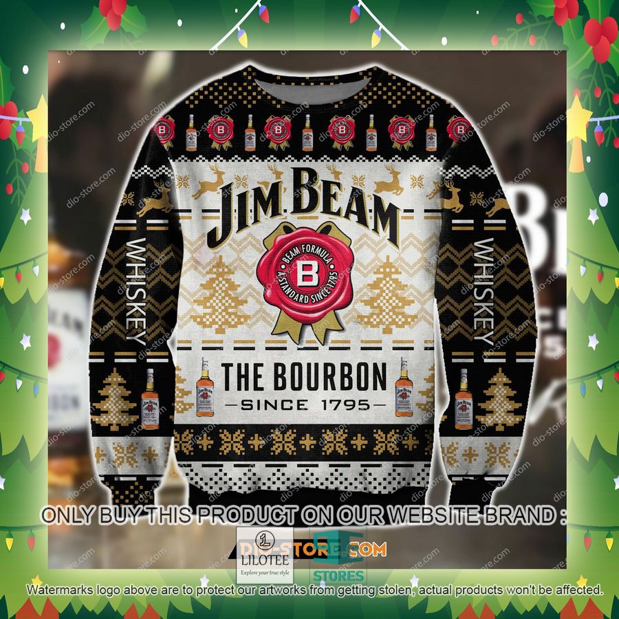 Jim Beam The Bourbon Since 1795 Knitted Wool Sweater - LIMITED EDITION 3 Jim Beam The Bourbon Since 1795 Knitted Wool Sweater - LIMITED EDITION - Image 3