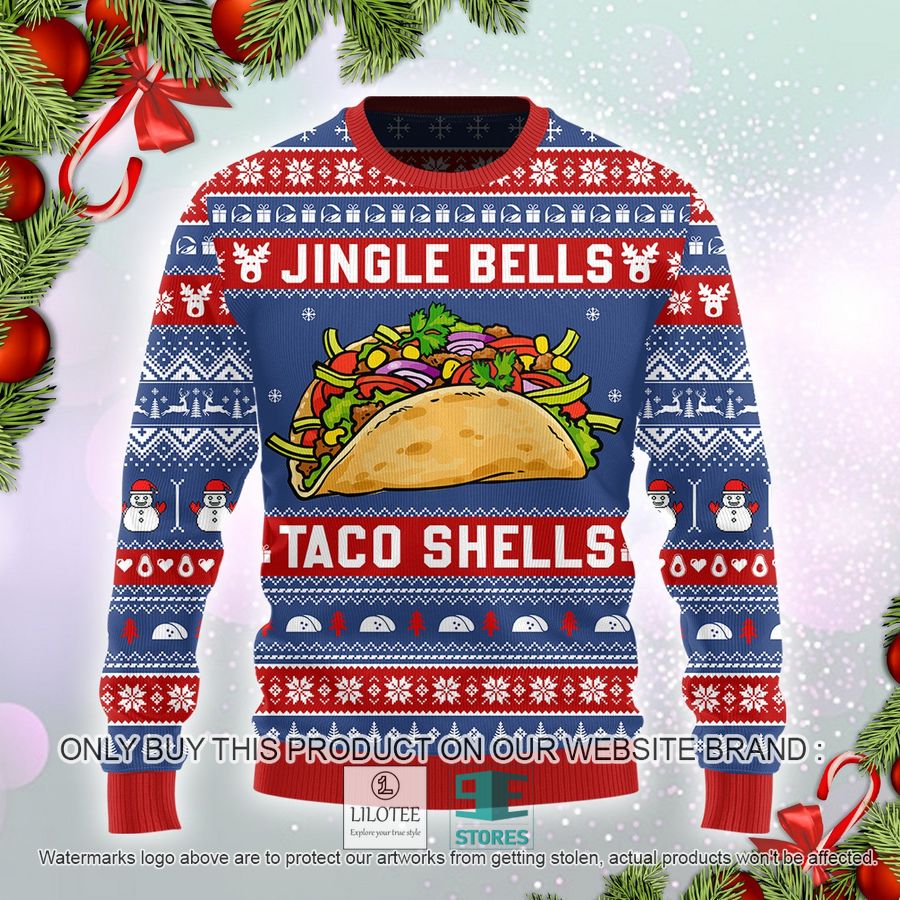 Jingle Bells Taco Shells Ugly Christmas Sweater - LIMITED EDITION 3