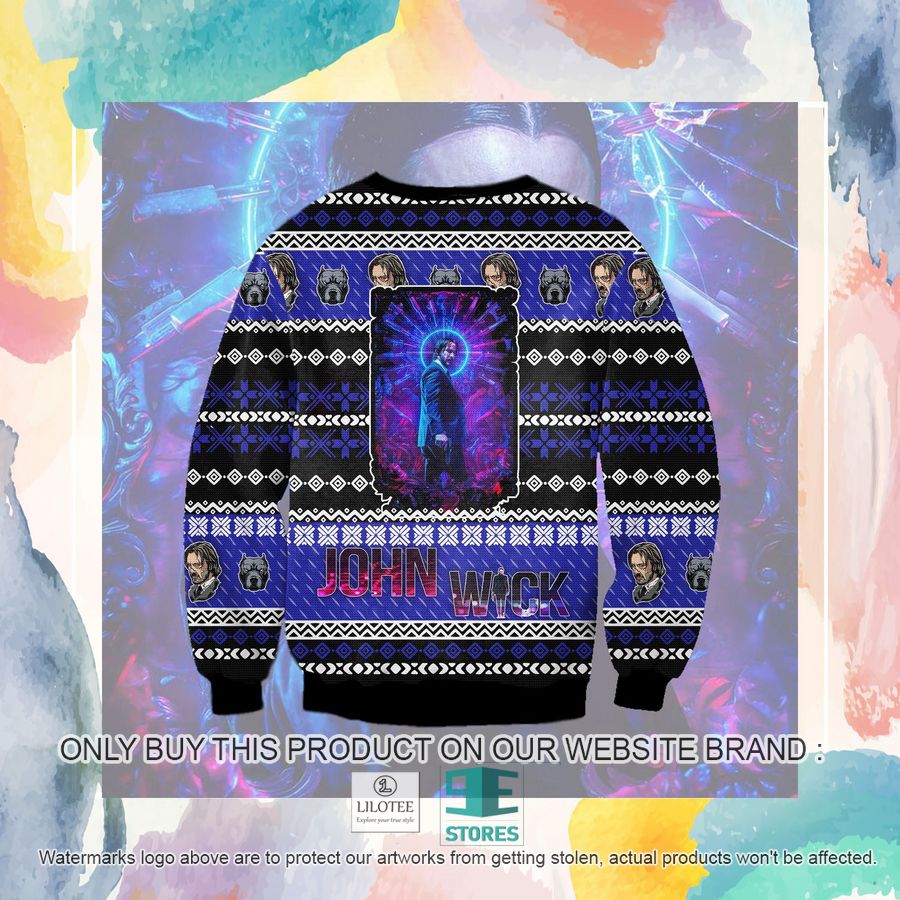 John Wick Ugly Christmas Sweater, Sweatshirt 4 John Wick Ugly Christmas Sweater, Sweatshirt - Image 4