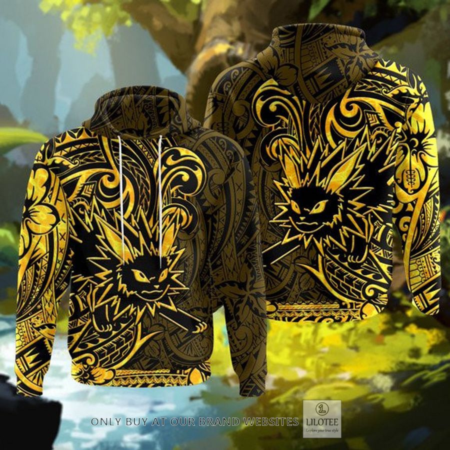 Jolteon Polynesian 3D Hoodie - LIMITED EDITION 7