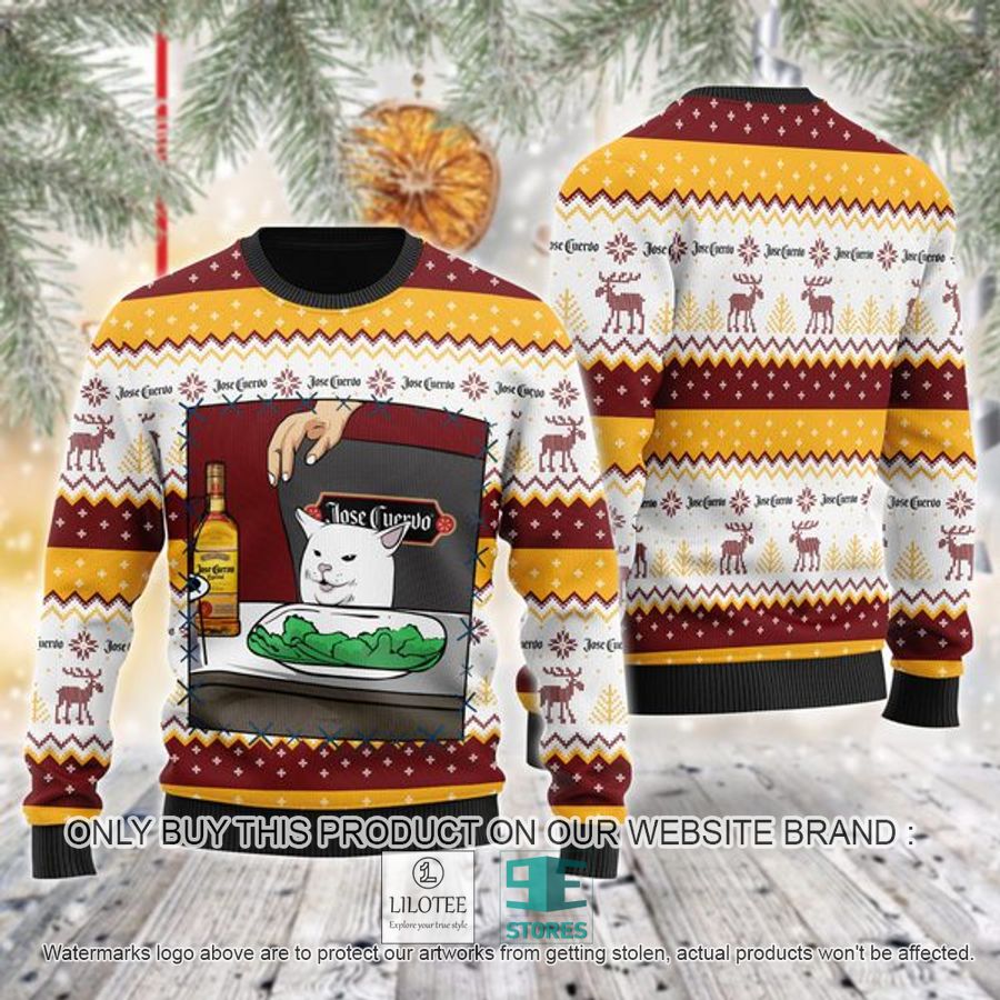 Jose Cuervo Cat Meme Ugly Christmas Sweater - LIMITED EDITION 8