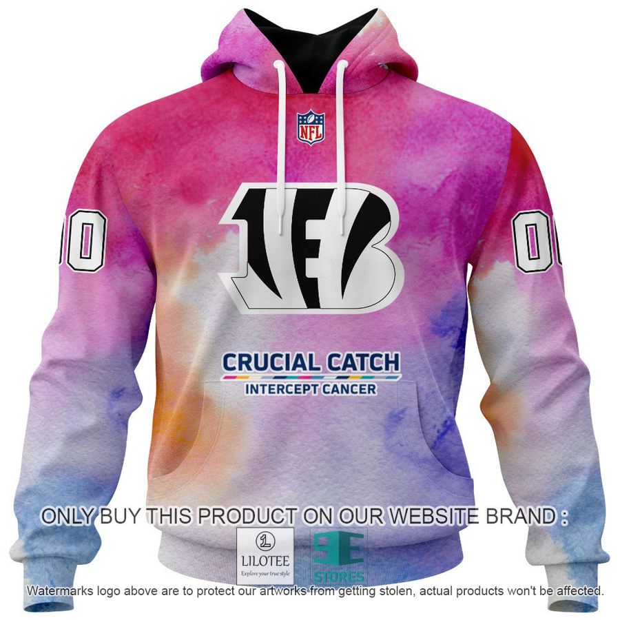 Personalized Crucial Catch Intercept Cancer Cincinnati Bengals Shirt, Hoodie - LIMITED EDITION 14