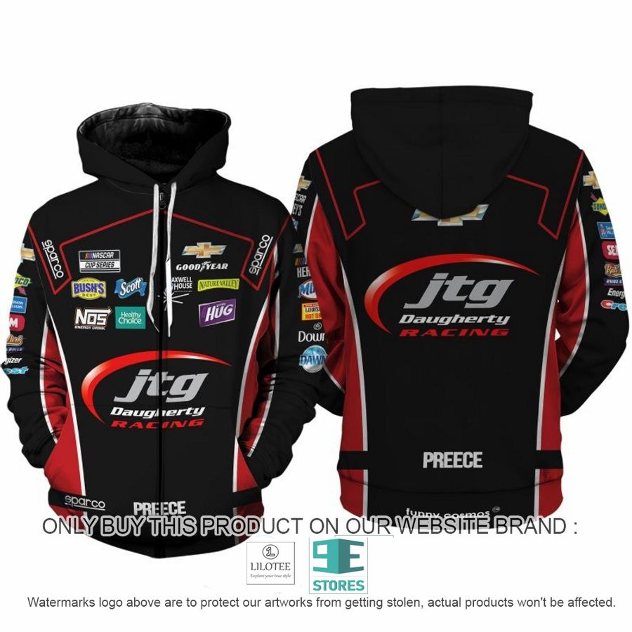 Alternative view of Jtg Ryan Preece Nascar 2022 Racing 3D Shirt, Hoodie