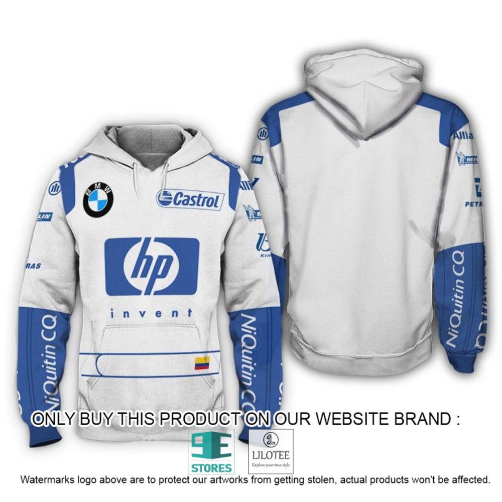Juan Pablo Montoya Racing Formula One Grand Prix HP Invent 3D Hoodie, Sweatshirt - LIMITED EDITION 6