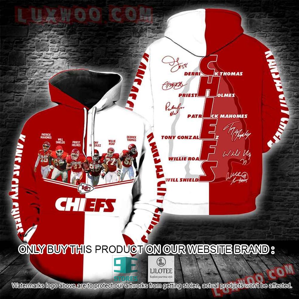 NFL Kansas City Chiefs Member Red White 3D Hoodie - LIMITED EDITION 11