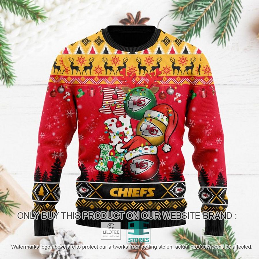 Kansas City Chiefs Christmas Decor NFL Ugly Christmas Sweater 8
