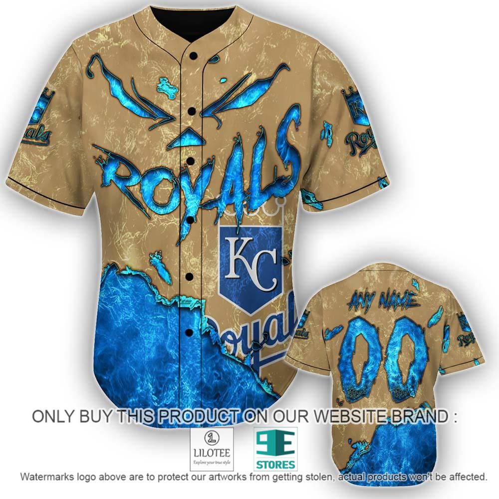 Kansas City Royals Blood Personalized Baseball Jersey - LIMITED EDITION 10