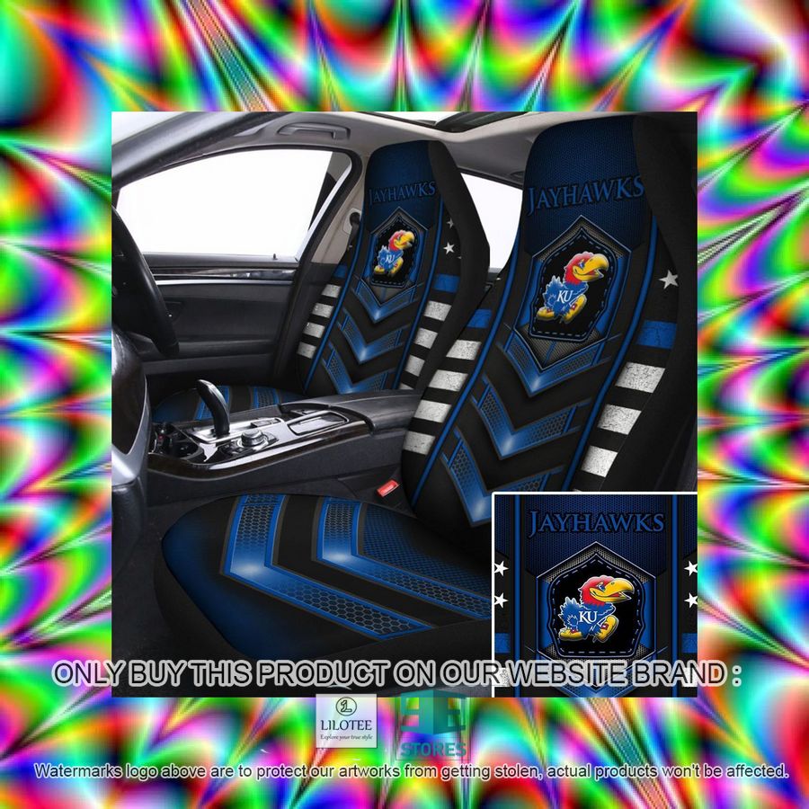 Kansas Jayhawks University of Kansas Car Seat Covers 3 Kansas Jayhawks University of Kansas Car Seat Covers - Image 3