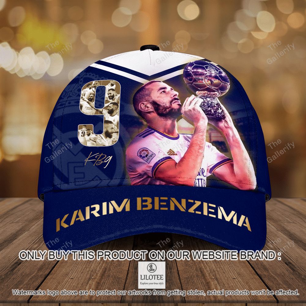 Karim Benzema Ballon d'Or 2022 Blue Cap - LIMITED EDITION 9