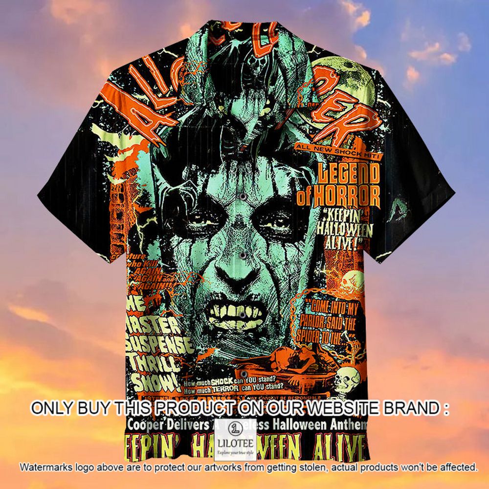 Keepin' Halloween Alive Legend of Horror Movie Short Sleeve Hawaiian Shirt - LIMITED EDITION 12