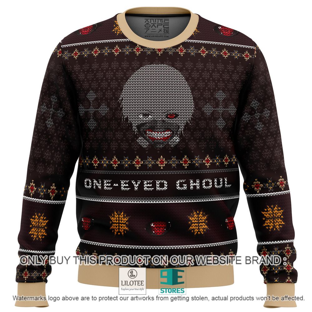 Ken Kaneki One-Eyed Ghoul Tokyo Ghoul Anime Christmas Sweater - LIMITED EDITION 11