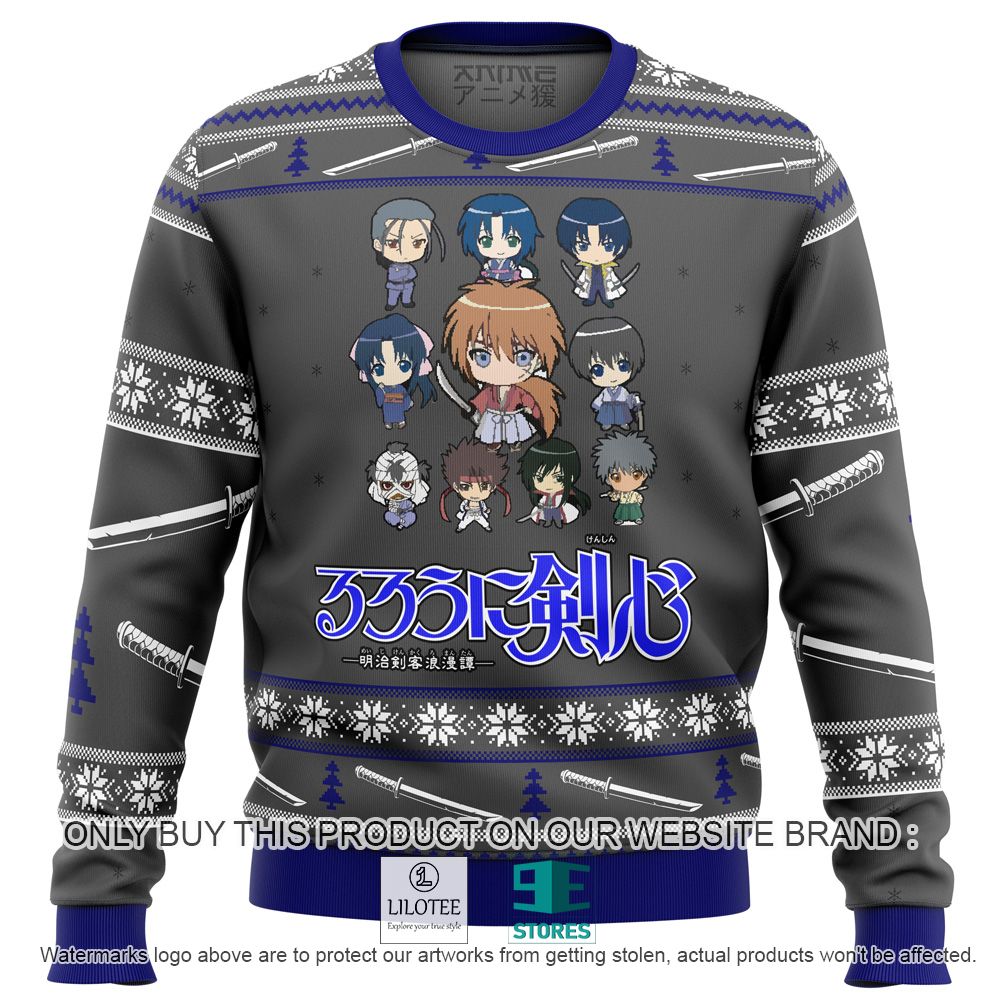Kenshin Sprites Anime Ugly Christmas Sweater - LIMITED EDITION 11