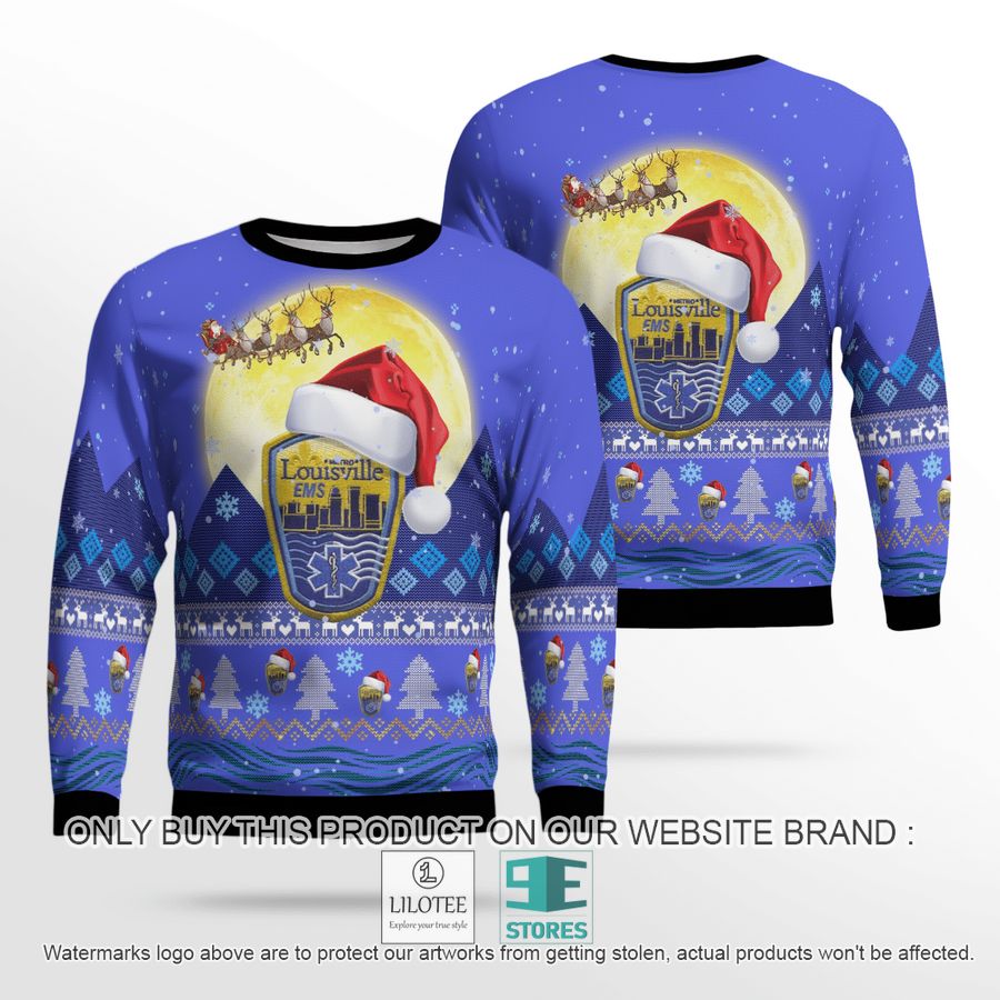 Kentucky Louisville Metro EMS Christmas Sweater - LIMITED EDITION 18