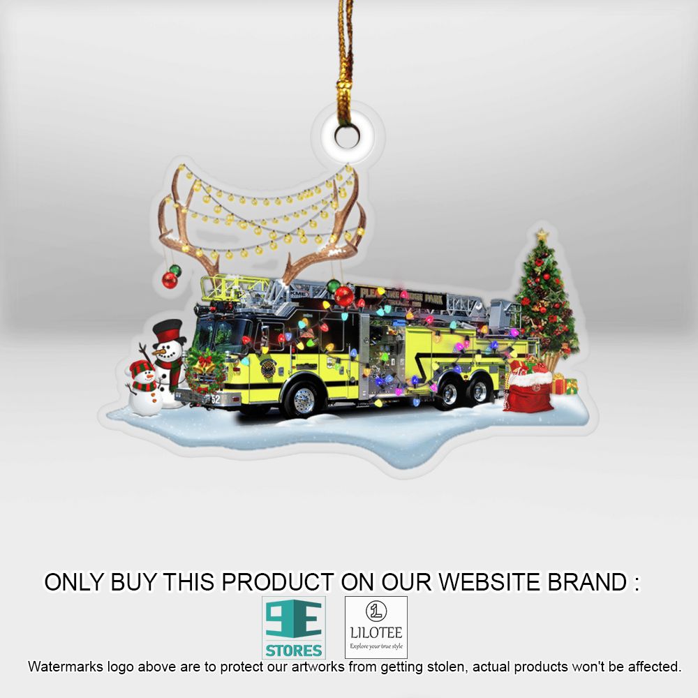Kentucky, Pleasure Ridge Park Fire Protection District Christmas Ornament - LIMITED EDITION 12