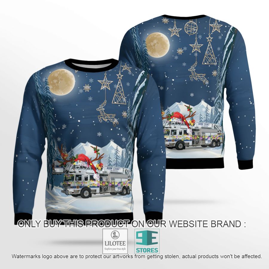 Kern County Fire Department Christmas Sweater - LIMITED EDITION 18