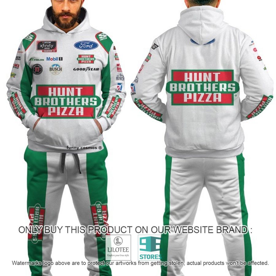 Kevin Harvick white green Hoodie, Pants - LIMITED EDITION 7