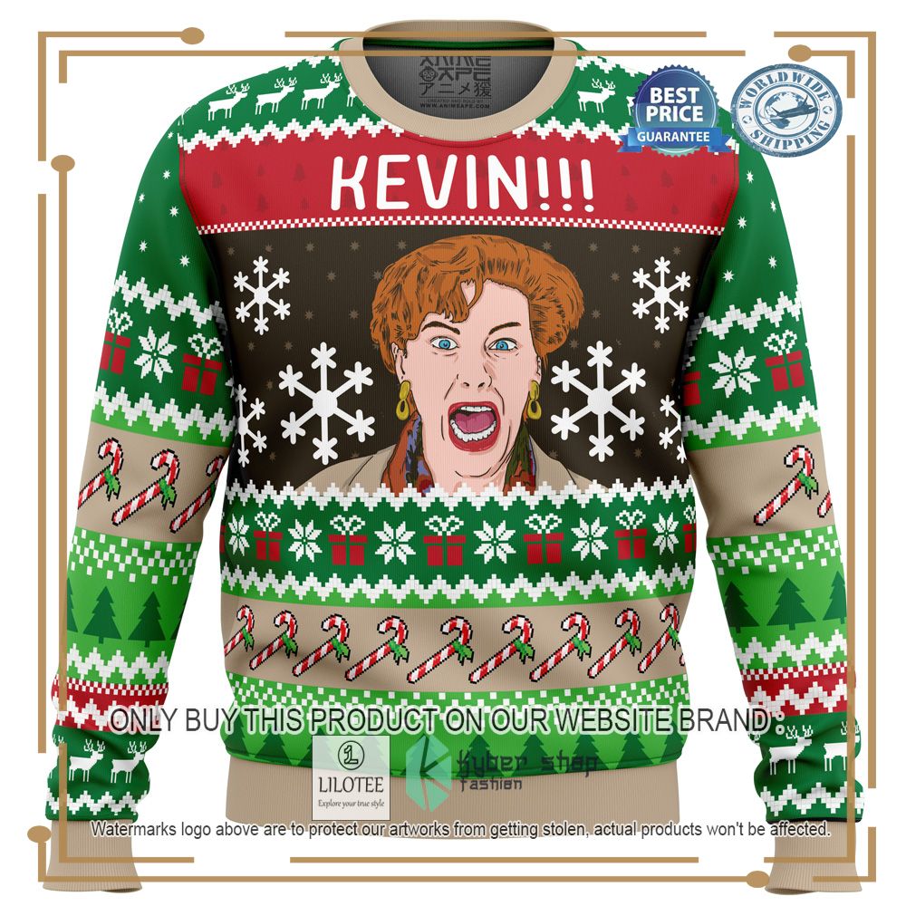 Kevin!!! Home Alone Ugly Christmas Sweater - LIMITED EDITION 6