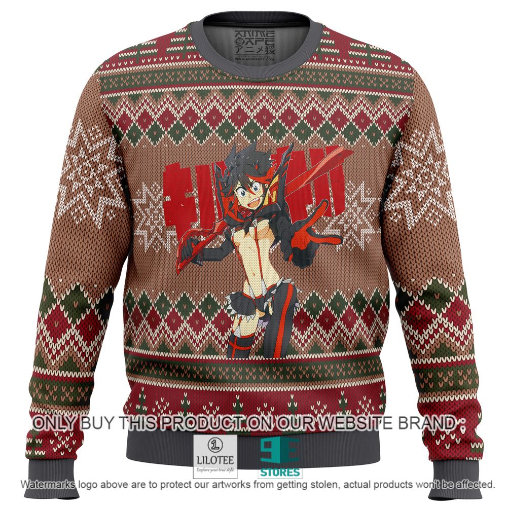 Kill La Kill Matoi Ryuko Anime Christmas Sweater - LIMITED EDITION 11