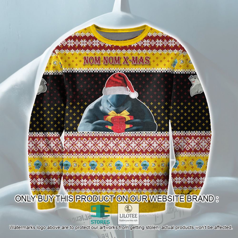 King Shark Nom Nom X-Mas Christmas Ugly Sweater - LIMITED EDITION 10