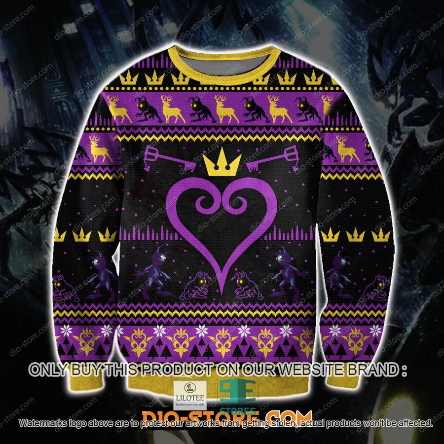 Kingdom Hearts Ugly Christmas Sweater, Sweatshirt 9