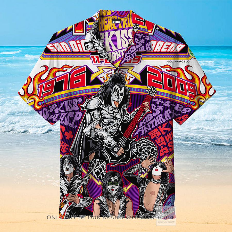 KISS Band 1976 2009 Hawaiian Shirt - LIMITED EDITION 8