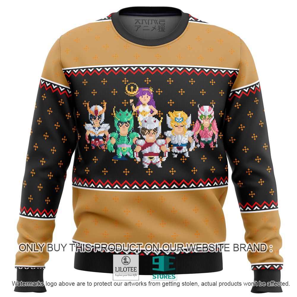 Knights of the Zodiac St Seiya Anime Ugly Christmas Sweater - LIMITED EDITION 11