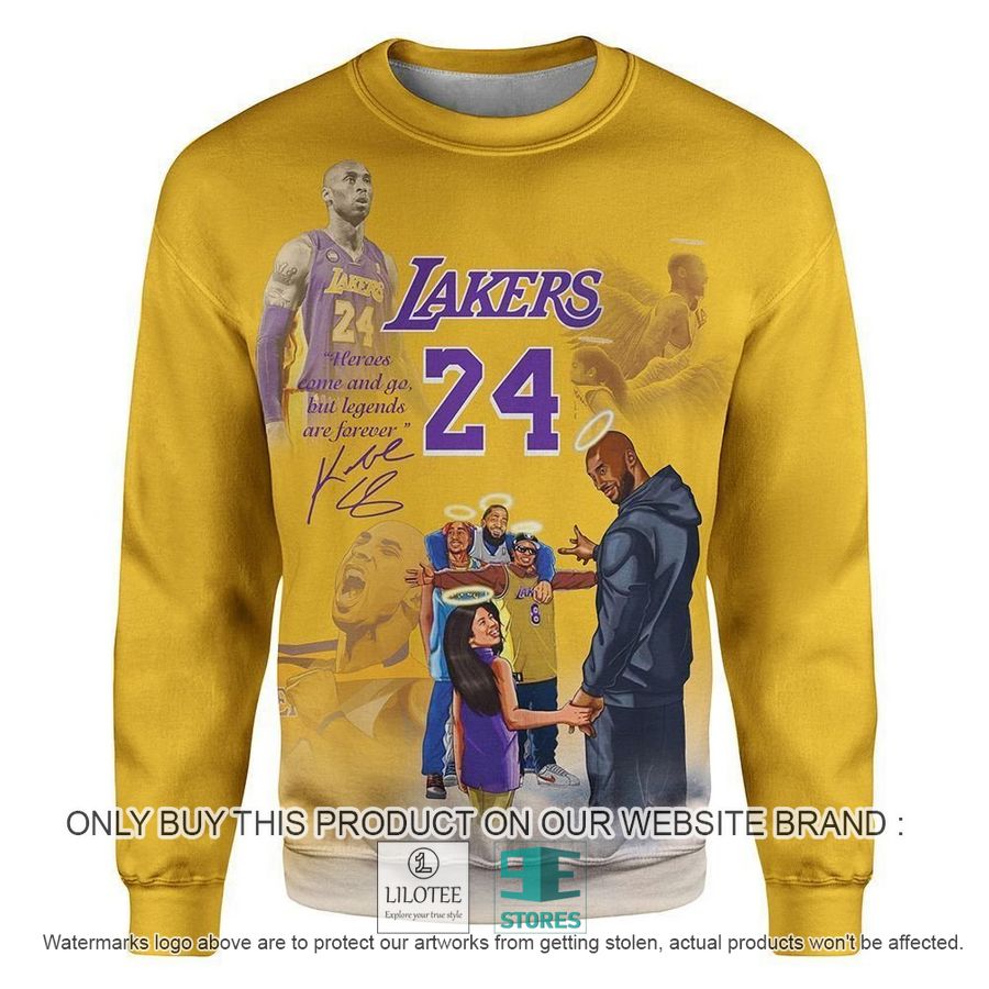 Kobe Bryant 24 With Rappers Legends Are Forever 3D Shirt, Hoodie - LIMITED EDITION 8
