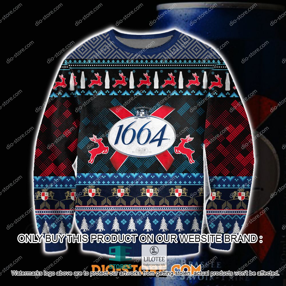 Kronenbourg Brewery 1664 Ugly Christmas Sweater - LIMITED EDITION 11
