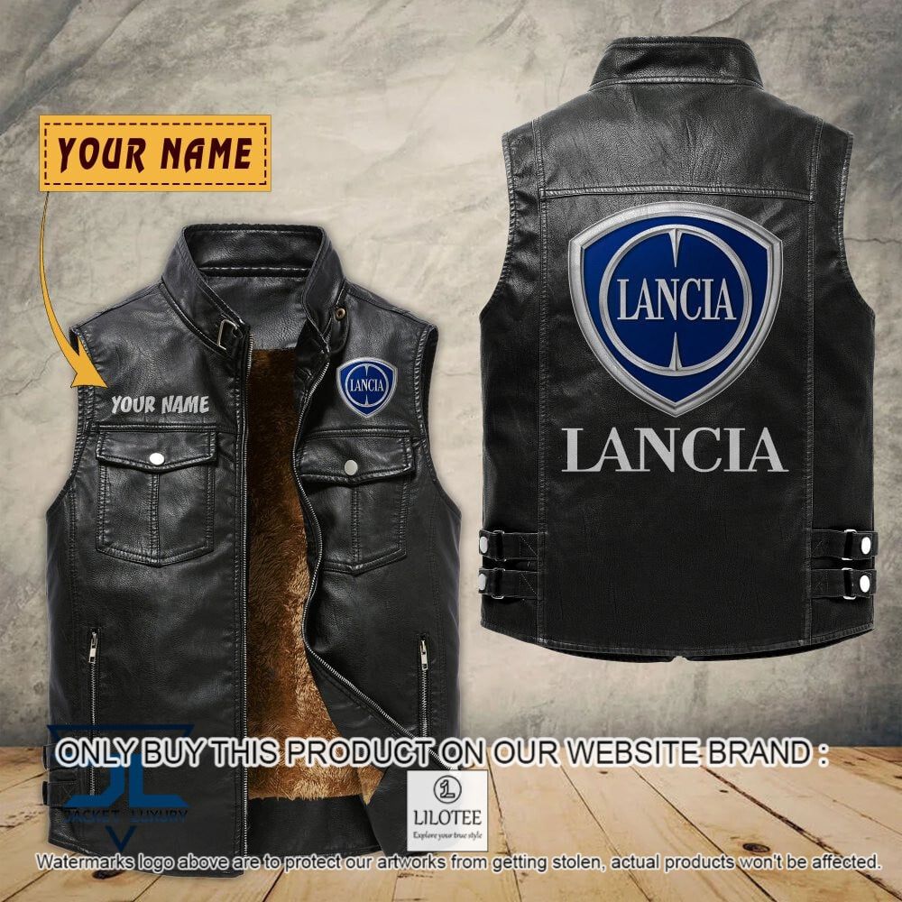 Lancia Custom Name Sleeveless Velet Vest Jacket - LIMITED EDITION 7