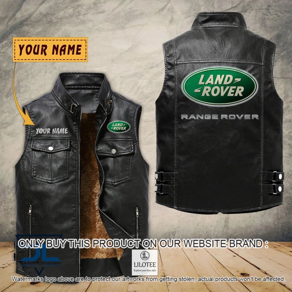 LAND ROVER Custom Name Sleeveless Velet Vest Jacket - LIMITED EDITION 7