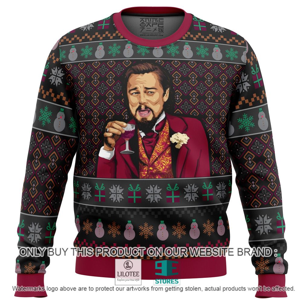 Laughing Leo DiCaprio Meme Christmas Sweater - LIMITED EDITION 11