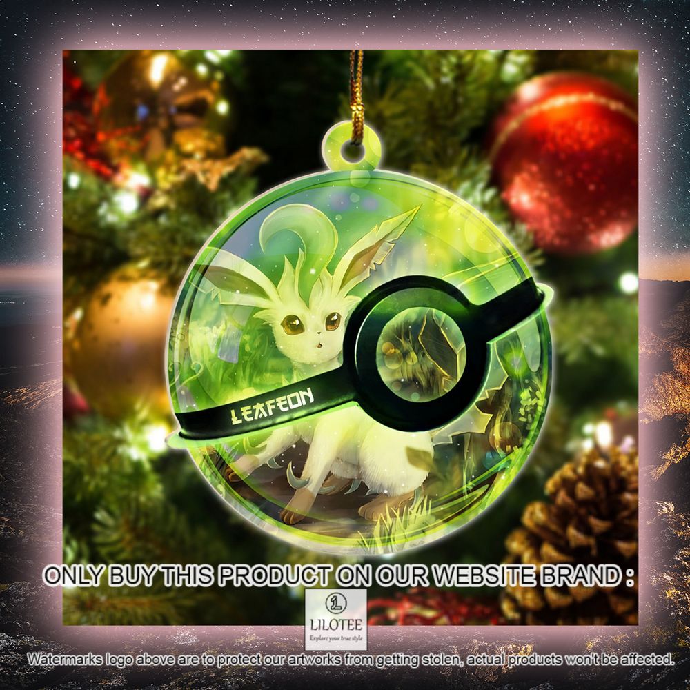 Leafeon Pokemon Christmas Ornament - LIMITED EDITION 3 Leafeon Pokemon Christmas Ornament - LIMITED EDITION - Image 3