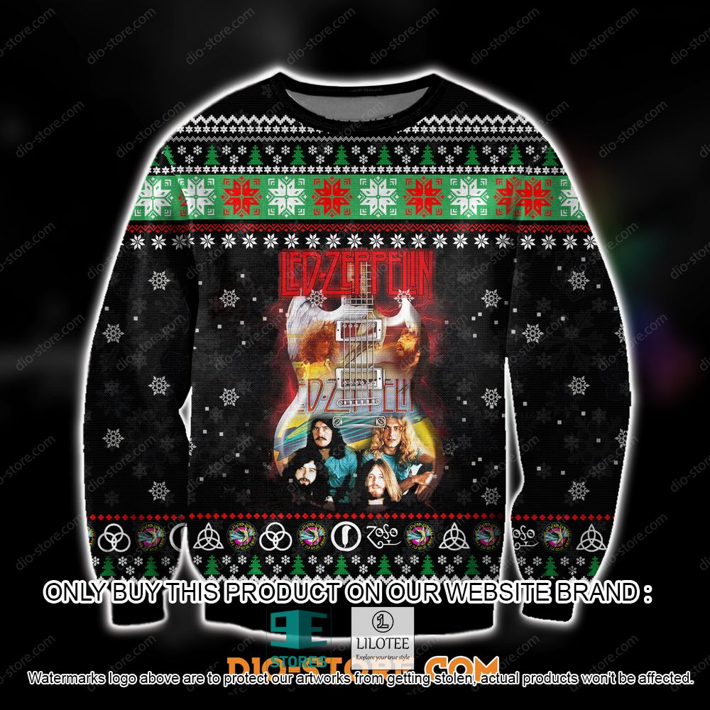 Led Zeppelin Music Band Ugly Christmas Sweater - LIMITED EDITION 11
