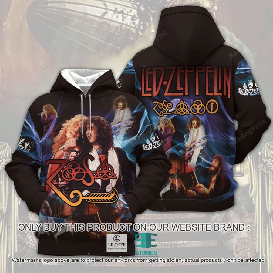 Led Zeppelin Rock Band 3D All Over Printed Hoodie 6