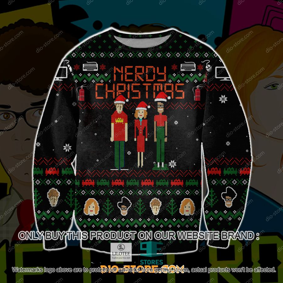 Let It Crowd Ugly Christmas Sweater, Sweatshirt 9