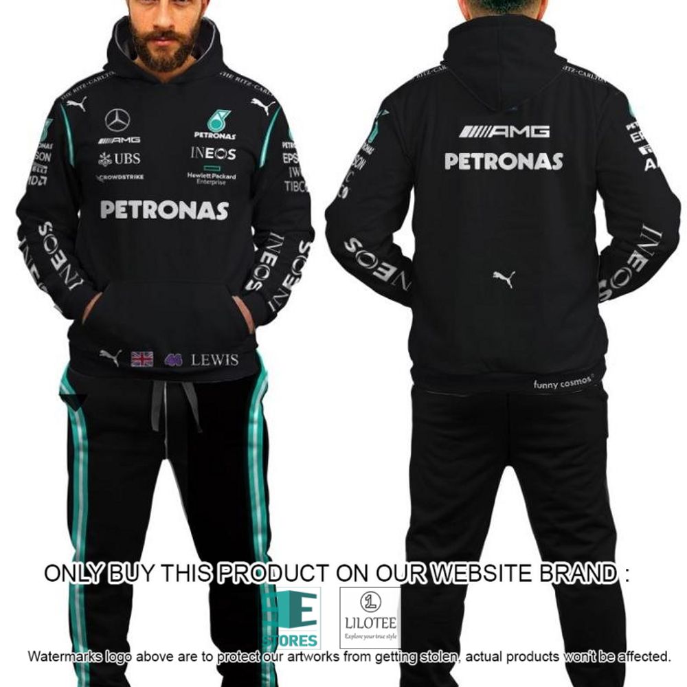 Lewis Hamilton Racing Formula 1 2022 Petronas 3D Hoodie, Pant - LIMITED EDITION 5