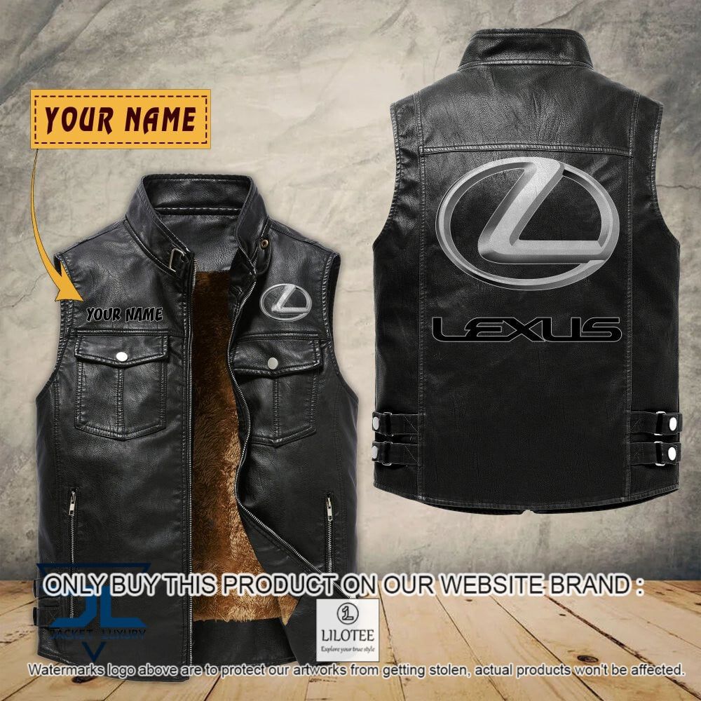 Lexus Custom Name Sleeveless Velet Vest Jacket - LIMITED EDITION 6