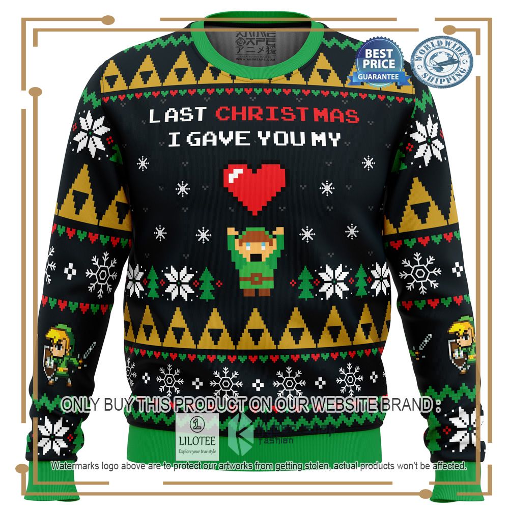 Link To My Heart Legend of Zelda Ugly Christmas Sweater - LIMITED EDITION 6
