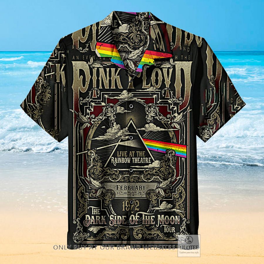 Live At The Rainbow Theatre Pink Floyd band black Hawaiian Shirt - LIMITED EDITION 16