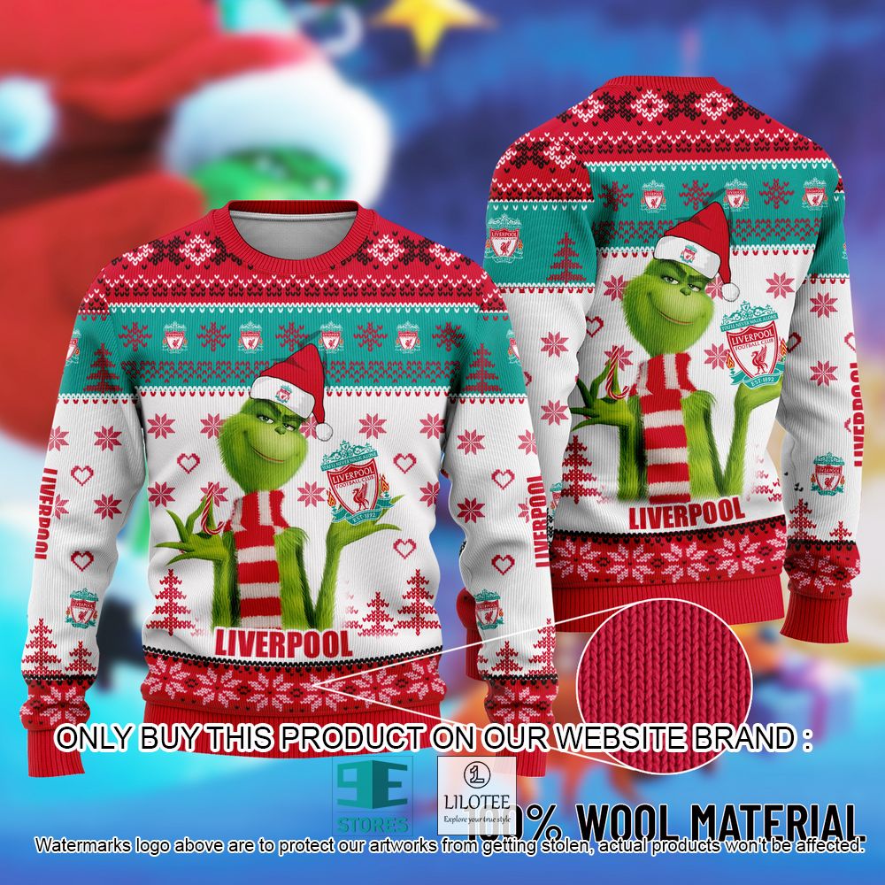 Liverpool The Grinch Christmas Ugly Sweater - LIMITED EDITION 11