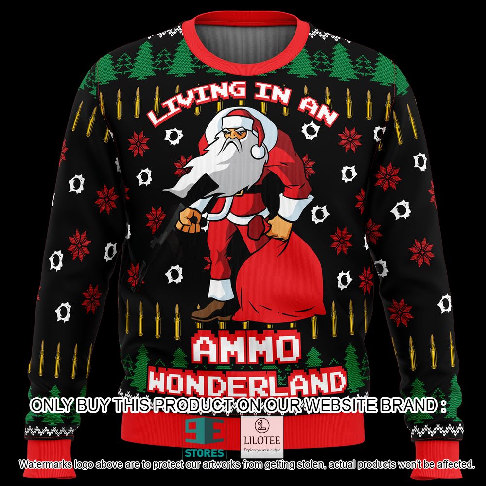 Living in an Ammo Wonderland Ugly Christmas Sweater - LIMITED EDITION 4